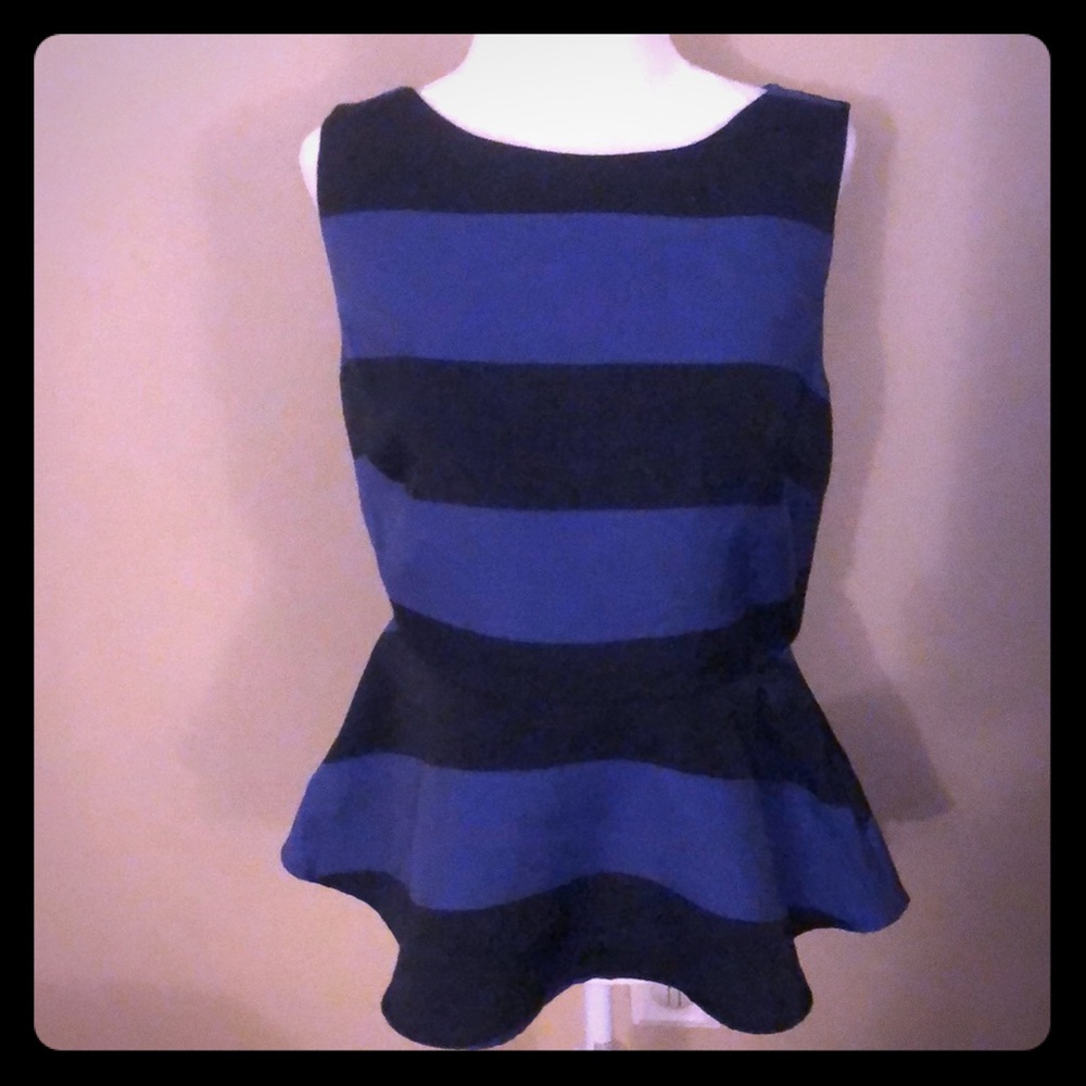 New Banana Republic Striped Blouse
